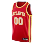 Men's Atlanta Hawks Red 2021/22 Diamond Swingman Custom Jersey - Icon Edition