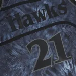 Men's Atlanta Hawks Dominique Wilkins Black Hardwood Classics 1986/87 Tie-Dye Swingman Jersey