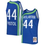 Men's Atlanta Hawks Pete Maravich Blue 1971/72 Hardwood Classics Swingman Jersey