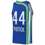 Men's Atlanta Hawks Pete Maravich Blue 1971/72 Hardwood Classics Swingman Jersey