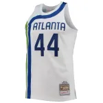 Men's Atlanta Hawks Pete Maravich White 1970/71 Hardwood Classics Swingman Jersey