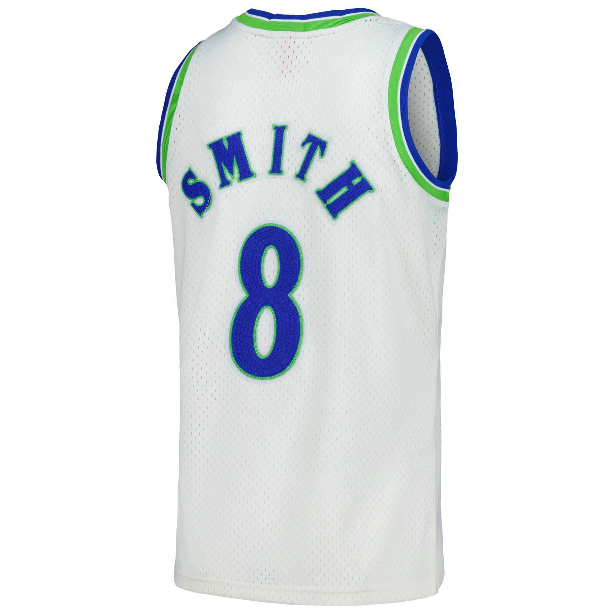 Men's Atlanta Hawks Steve Smith Cream Chainstitch Swingman Jersey