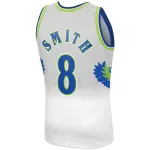 Men's Atlanta Hawks Steve Smith White 1996-97 Hardwood Classics Reload 3.0 Swingman Jersey