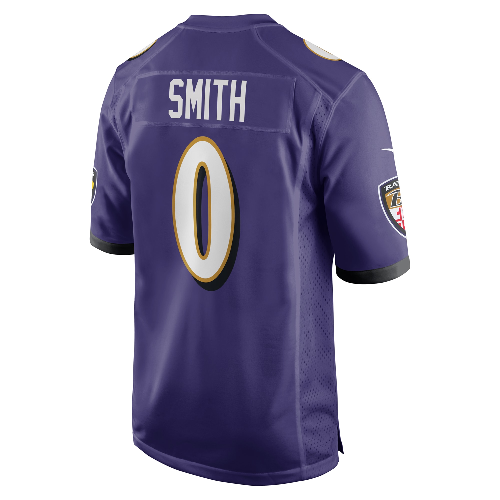 Men's Baltimore Ravens Roquan Smith Purple Team Game Jersey
