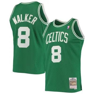 Men's Boston Celtics Antoine Walker Kelly Green 2001/02 Hardwood Classics Swingman Jersey 01