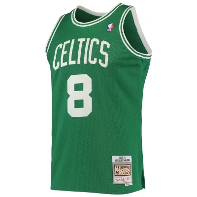 Men's Boston Celtics Antoine Walker Kelly Green 2001/02 Hardwood Classics Swingman Jersey 02
