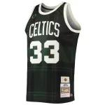 Men's Boston Celtics Larry Bird Black 1985/86 Hardwood Classics Uninterrupted Swingman Jersey