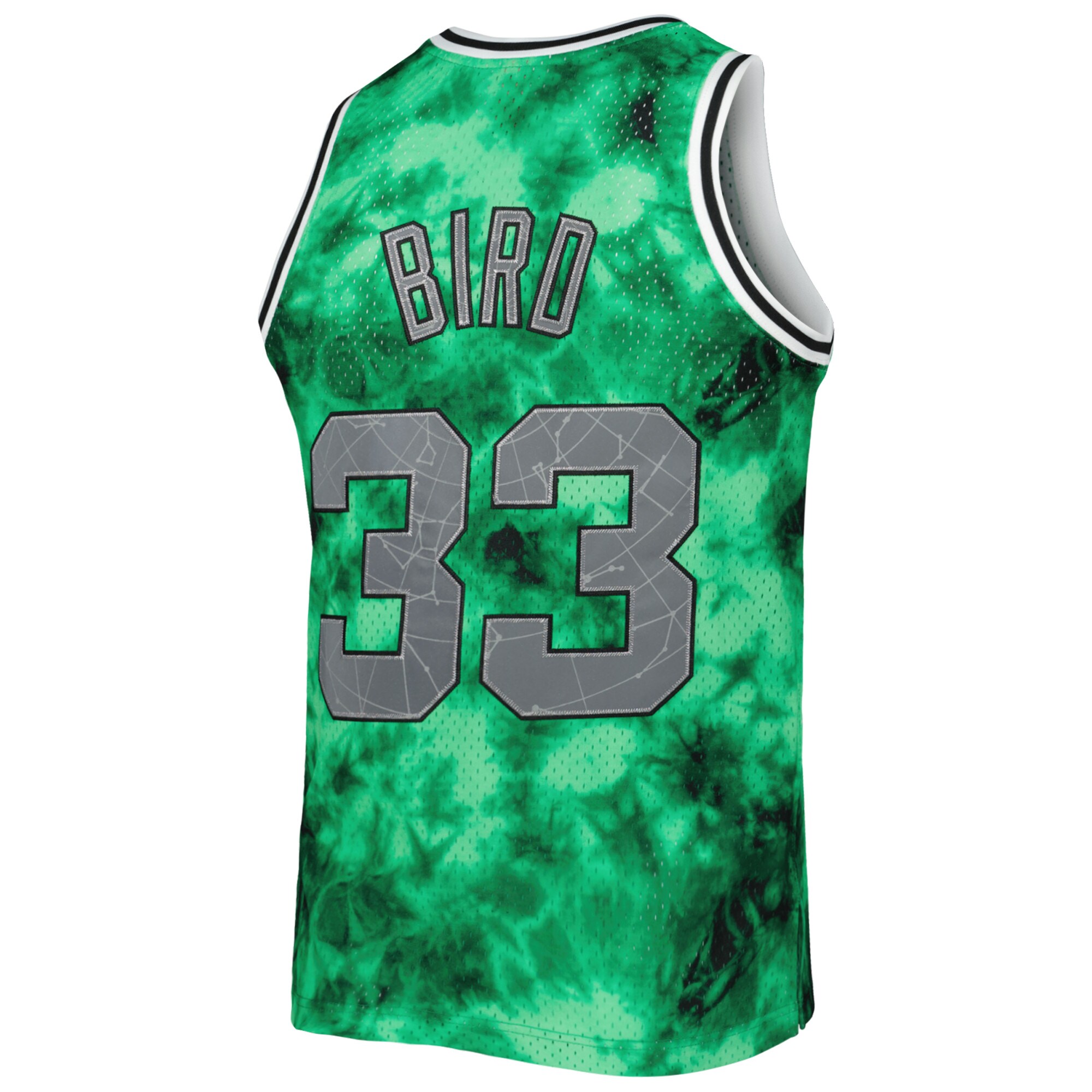 Men's Boston Celtics Larry Bird Kelly Green 1985/86 Galaxy Swingman Jersey