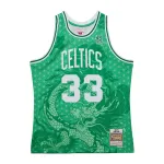 Men's Boston Celtics Larry Bird Kelly Green 1985/86 Hardwood Classics Asian Heritage 6.0 Swingman Throwback Player Jersey