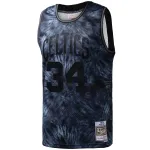 Men's Boston Celtics Paul Pierce Black Hardwood Classics 2007/08 Tie-Dye Swingman Jersey