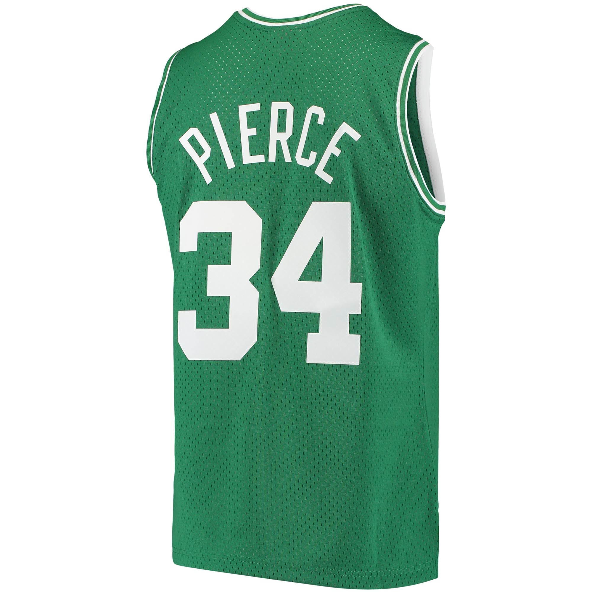 Men's Boston Celtics Paul Pierce Kelly Green Hardwood Classics Swingman Jersey