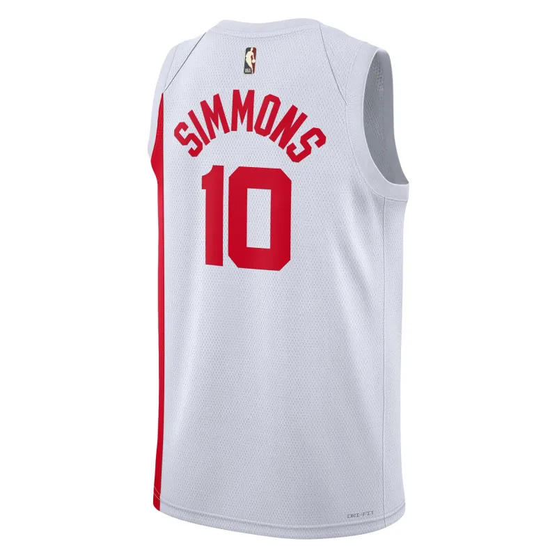 Men's Brooklyn Nets Ben Simmons White Swingman Jersey - Classic Edition