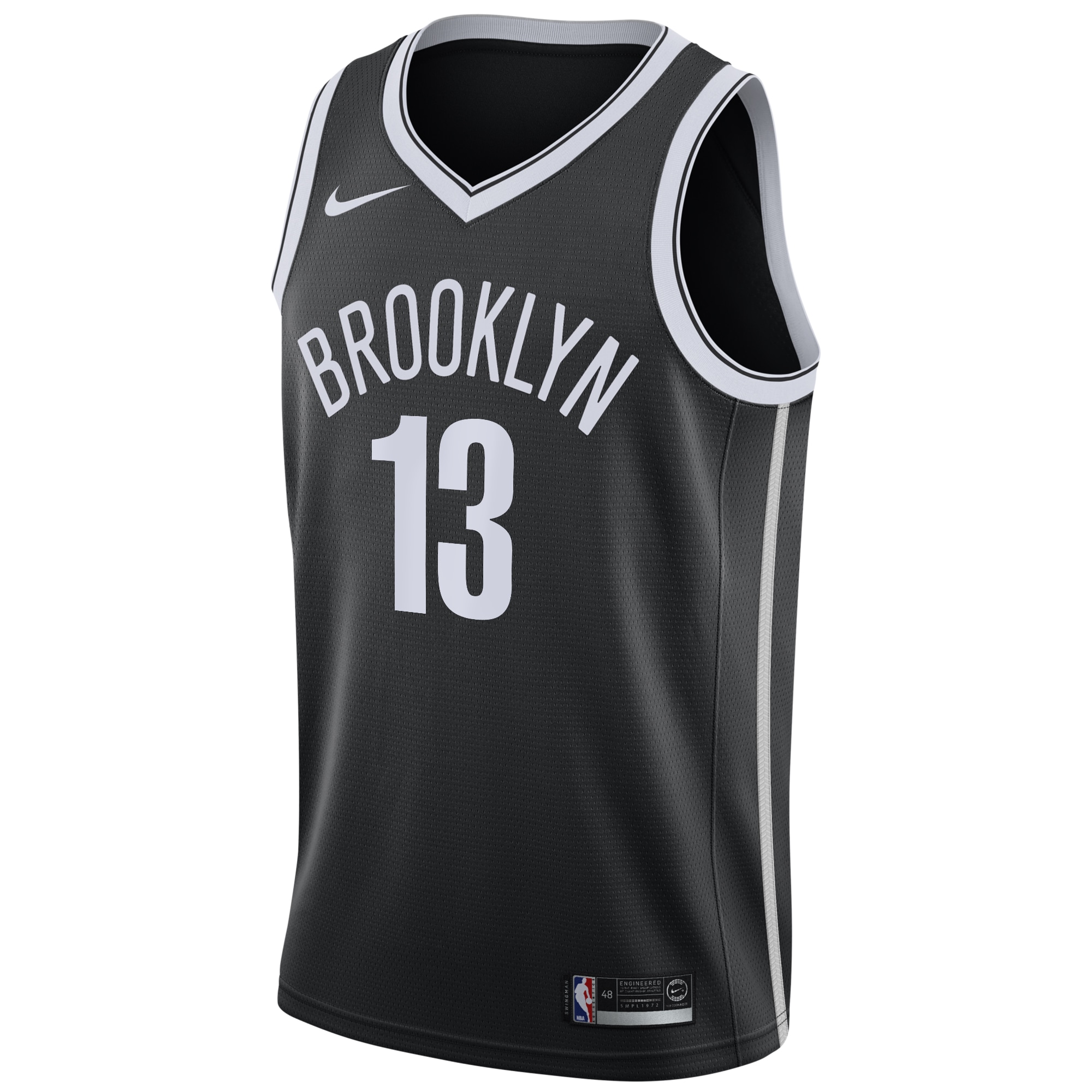 Men's Brooklyn Nets James Harden Black 2020/21 Swingman Jersey - Icon Edition