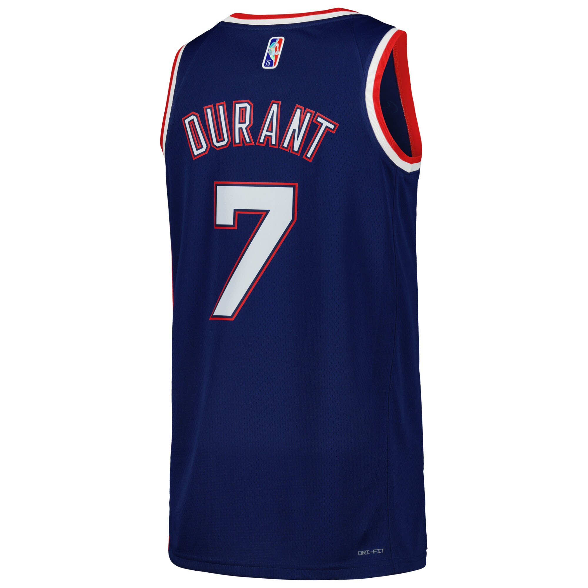 Men's Brooklyn Nets Kevin Durant Blue Swingman Player Jersey - City Edition