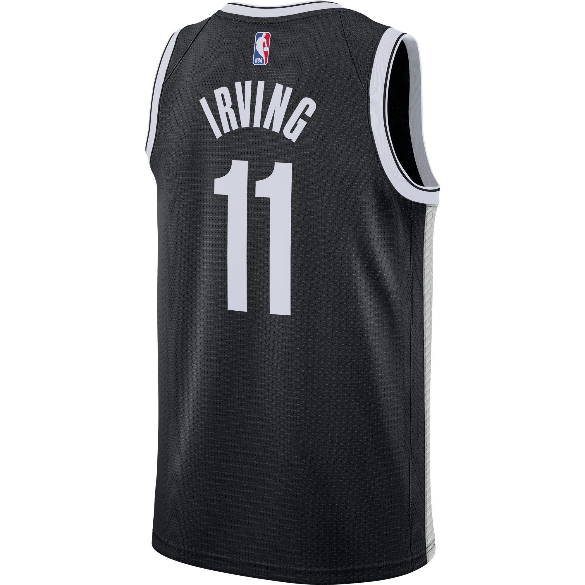 Men's Brooklyn Nets Kyrie Irving Black 2020/21 Swingman Jersey - Icon Edition