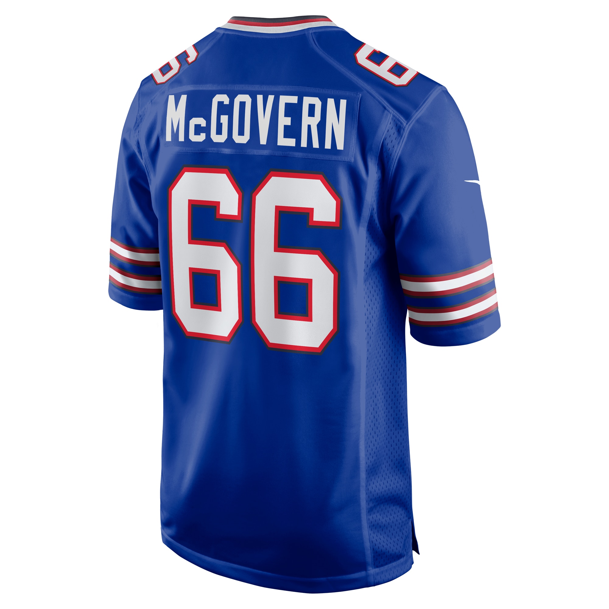 Men's Buffalo Bills Connor McGovern Royal Game Player Jersey