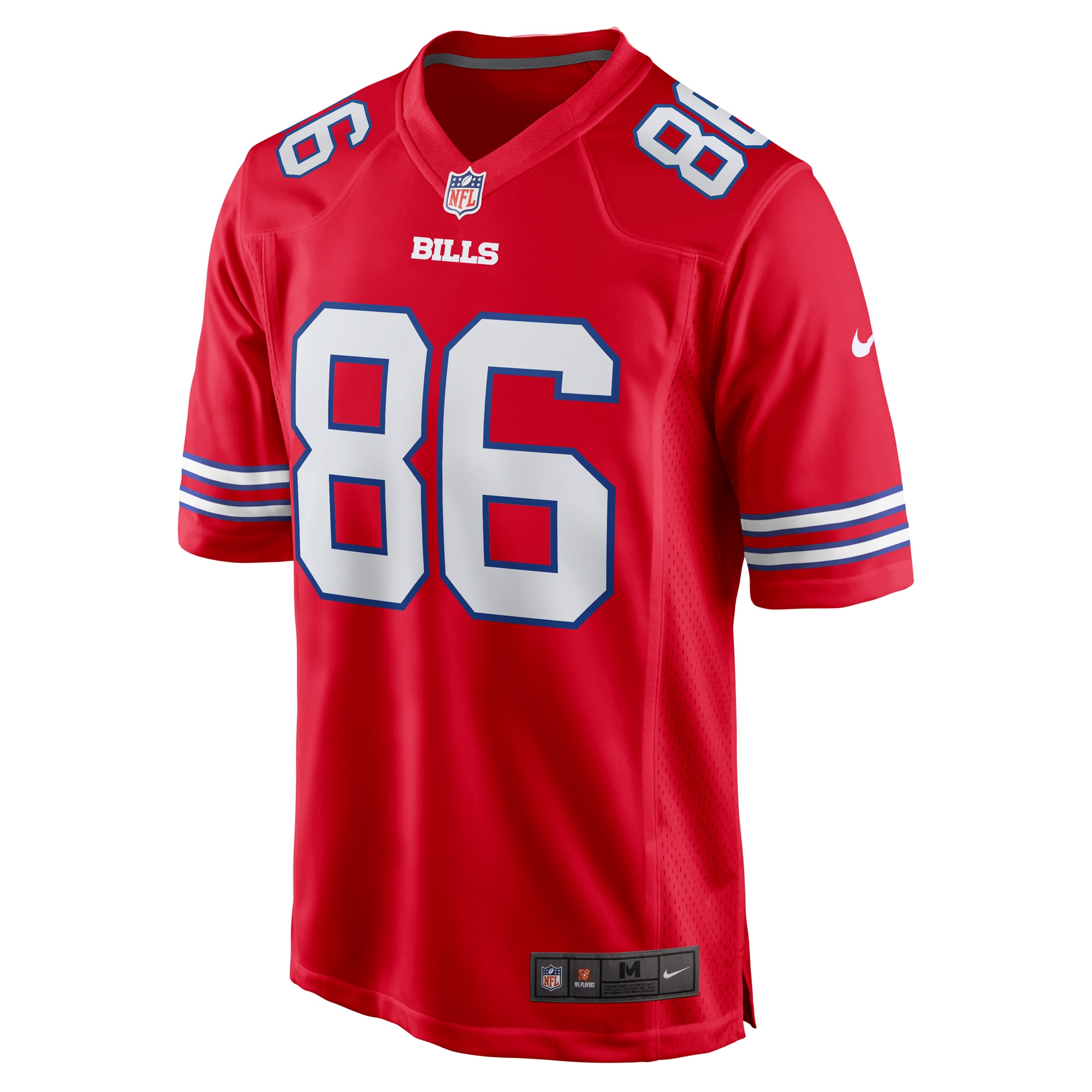 Men's Buffalo Bills Dalton Kincaid Red Alternate Game Jersey