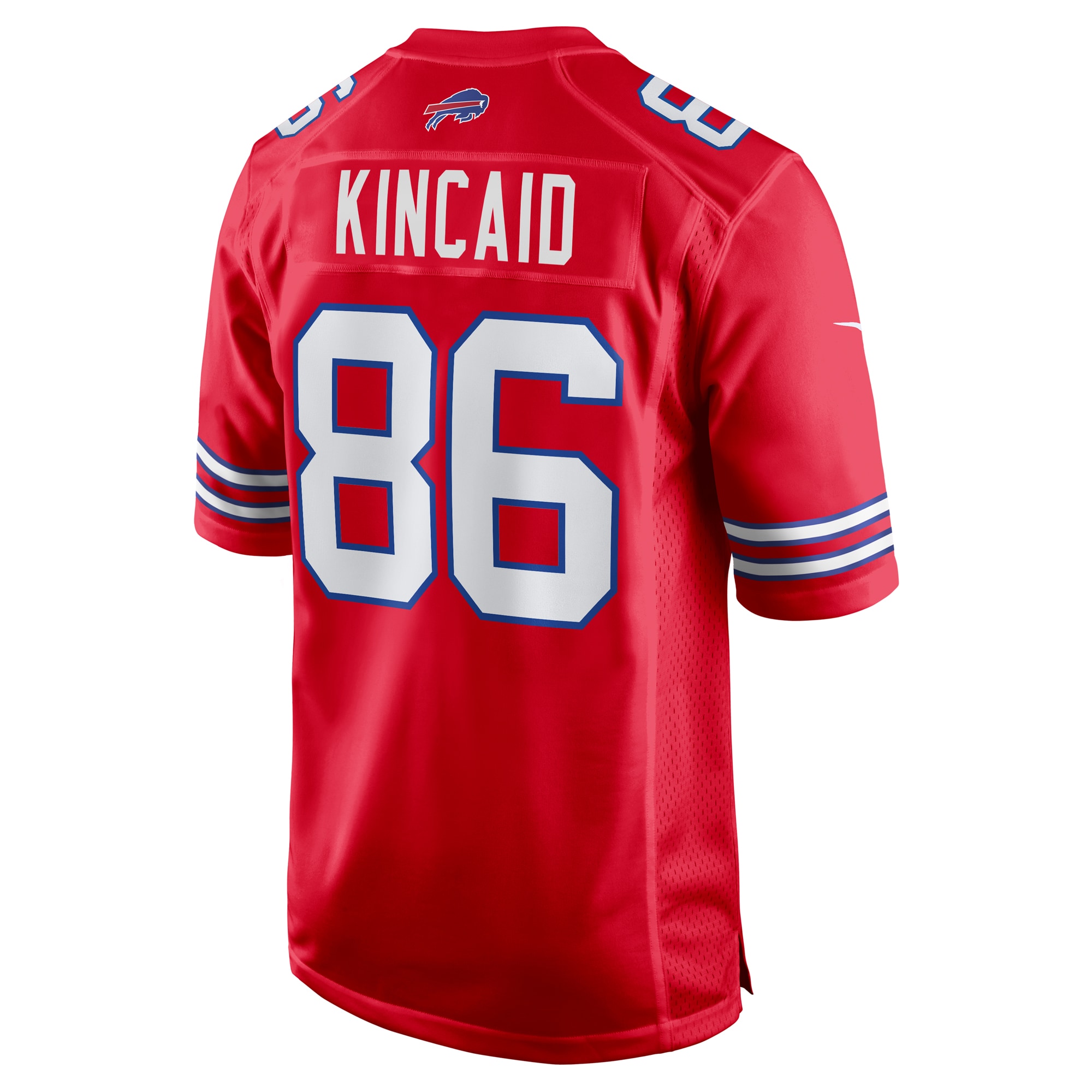 Men's Buffalo Bills Dalton Kincaid Red Alternate Game Jersey