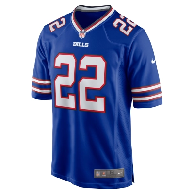Men's Buffalo Bills Damien Harris Royal Game Player Jersey 02