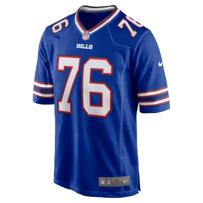 Men's Buffalo Bills David Edwards Royal Game Jersey 02