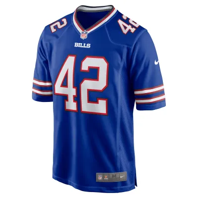 Men's Buffalo Bills Dorian Williams Royal Home Game Jersey 02