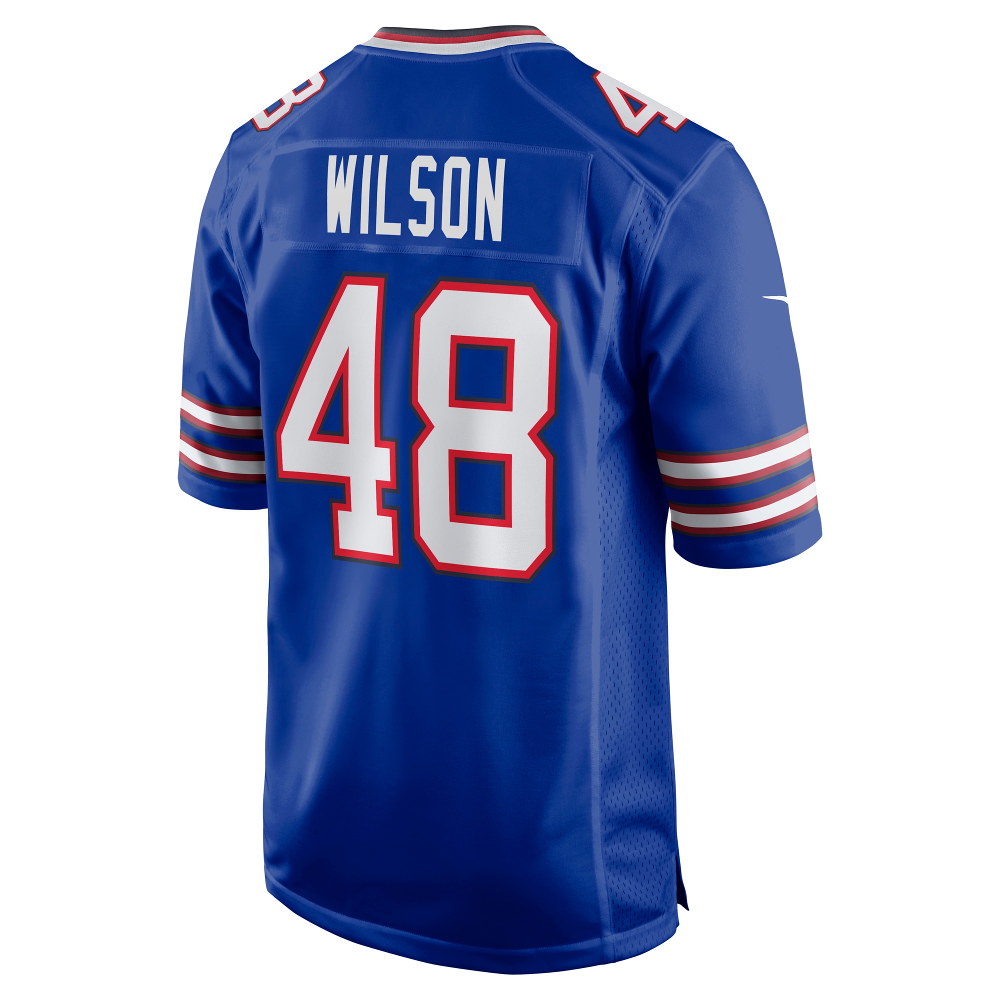 Men's Buffalo Bills Joel Wilson Royal Team Game Jersey