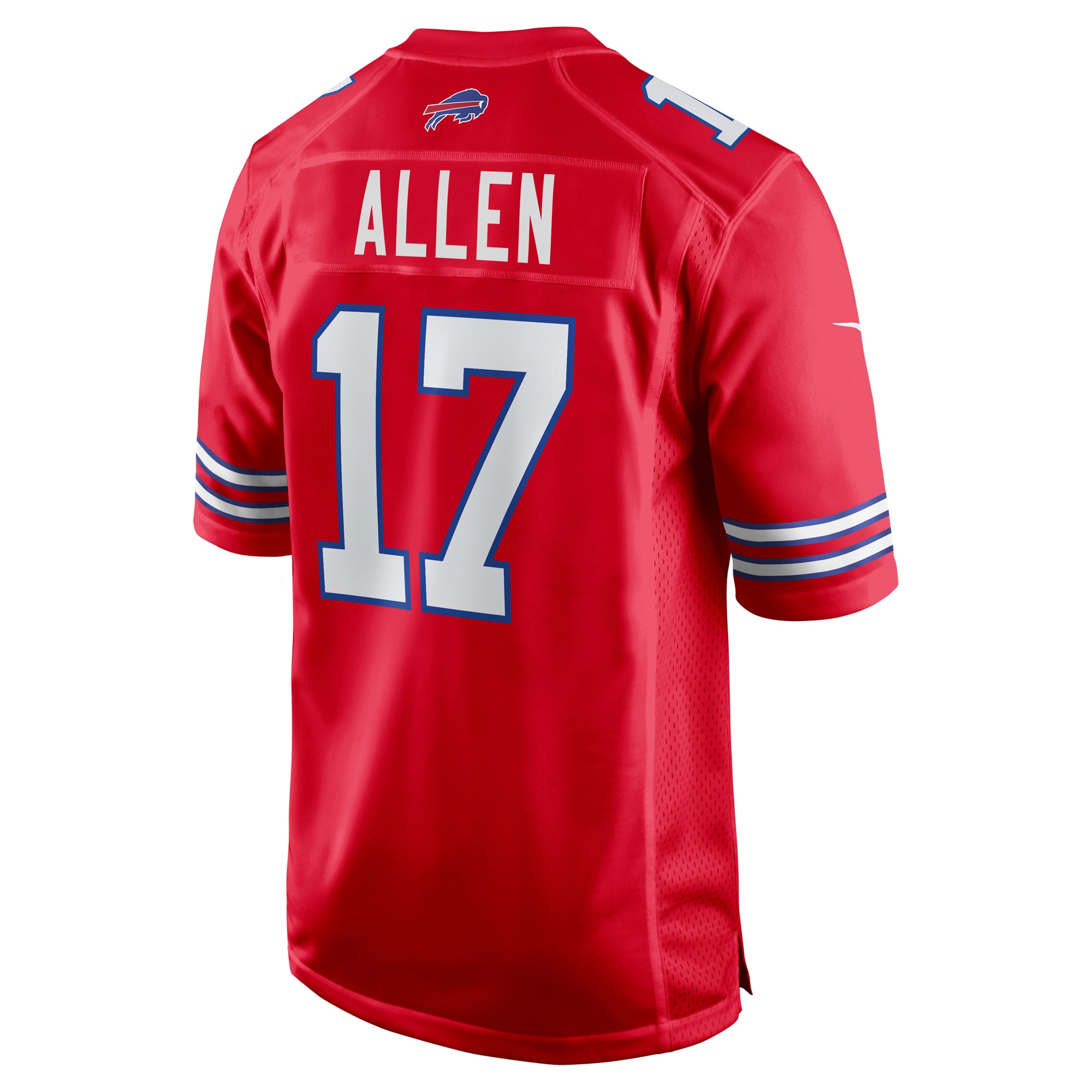 Men's Buffalo Bills Josh Allen Red Alternate Game Jersey