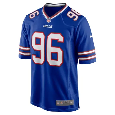 Men's Buffalo Bills Kameron Cline Royal Team Game Jersey 02