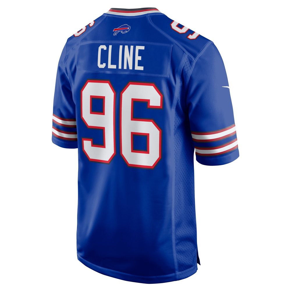 Men's Buffalo Bills Kameron Cline Royal Team Game Jersey