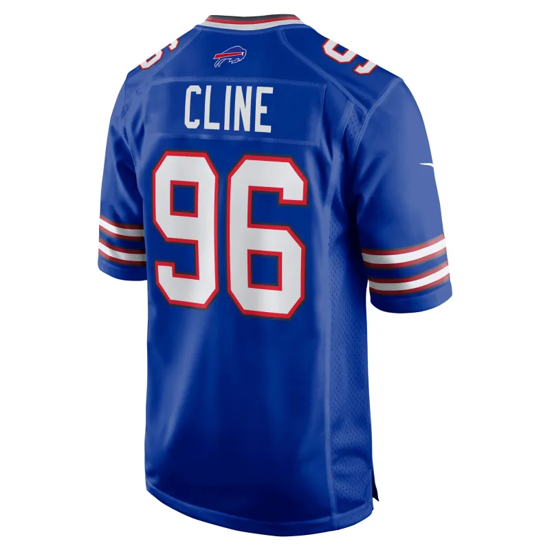 Men's Buffalo Bills Kameron Cline Royal Team Game Jersey