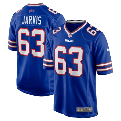 Men's Buffalo Bills Kevin Jarvis Royal Team Game Jersey 01