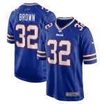 Men's Buffalo Bills Kyron Brown Royal Game Jersey