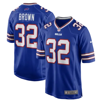 Men's Buffalo Bills Kyron Brown Royal Game Jersey 01