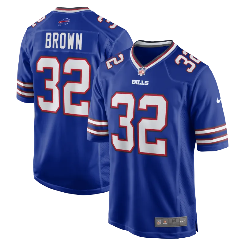 Men's Buffalo Bills Kyron Brown Royal Game Jersey