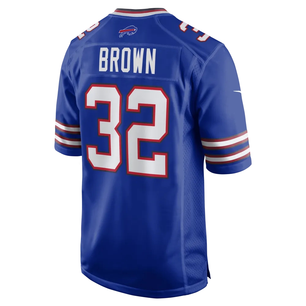 Men's Buffalo Bills Kyron Brown Royal Game Jersey