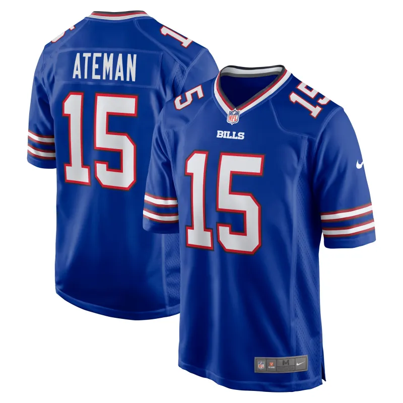Men's Buffalo Bills Marcell Ateman Royal Team Game Jersey