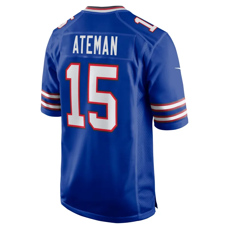Men's Buffalo Bills Marcell Ateman Royal Team Game Jersey