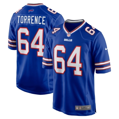 Men's Buffalo Bills O'Cyrus Torrence Royal Home Game Jersey 01