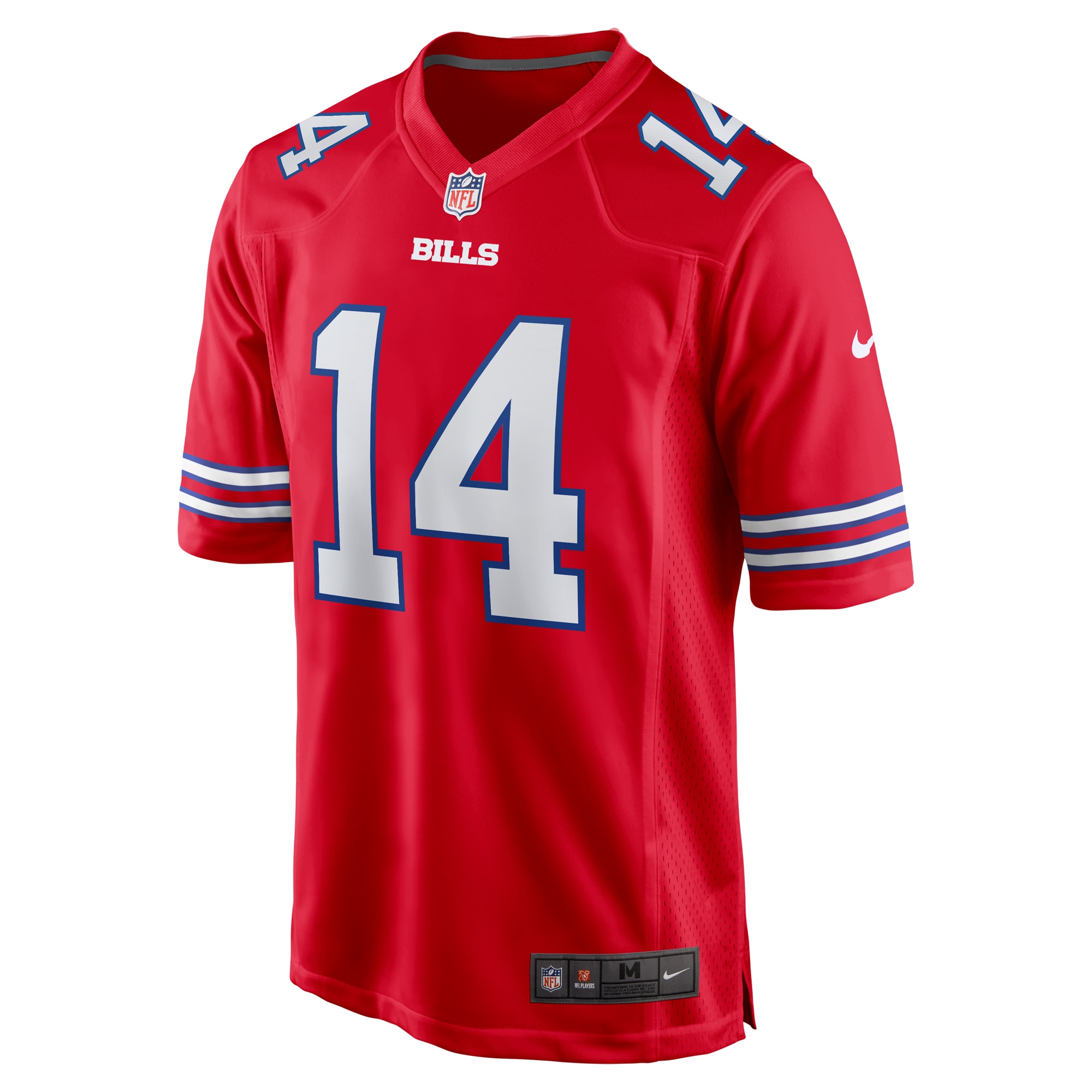 Men's Buffalo Bills Stefon Diggs Red Alternate Game Jersey