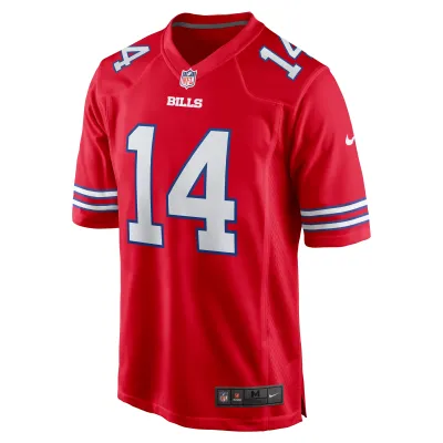 Men's Buffalo Bills Stefon Diggs Red Alternate Game Jersey 02