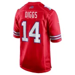 Men's Buffalo Bills Stefon Diggs Red Alternate Game Jersey