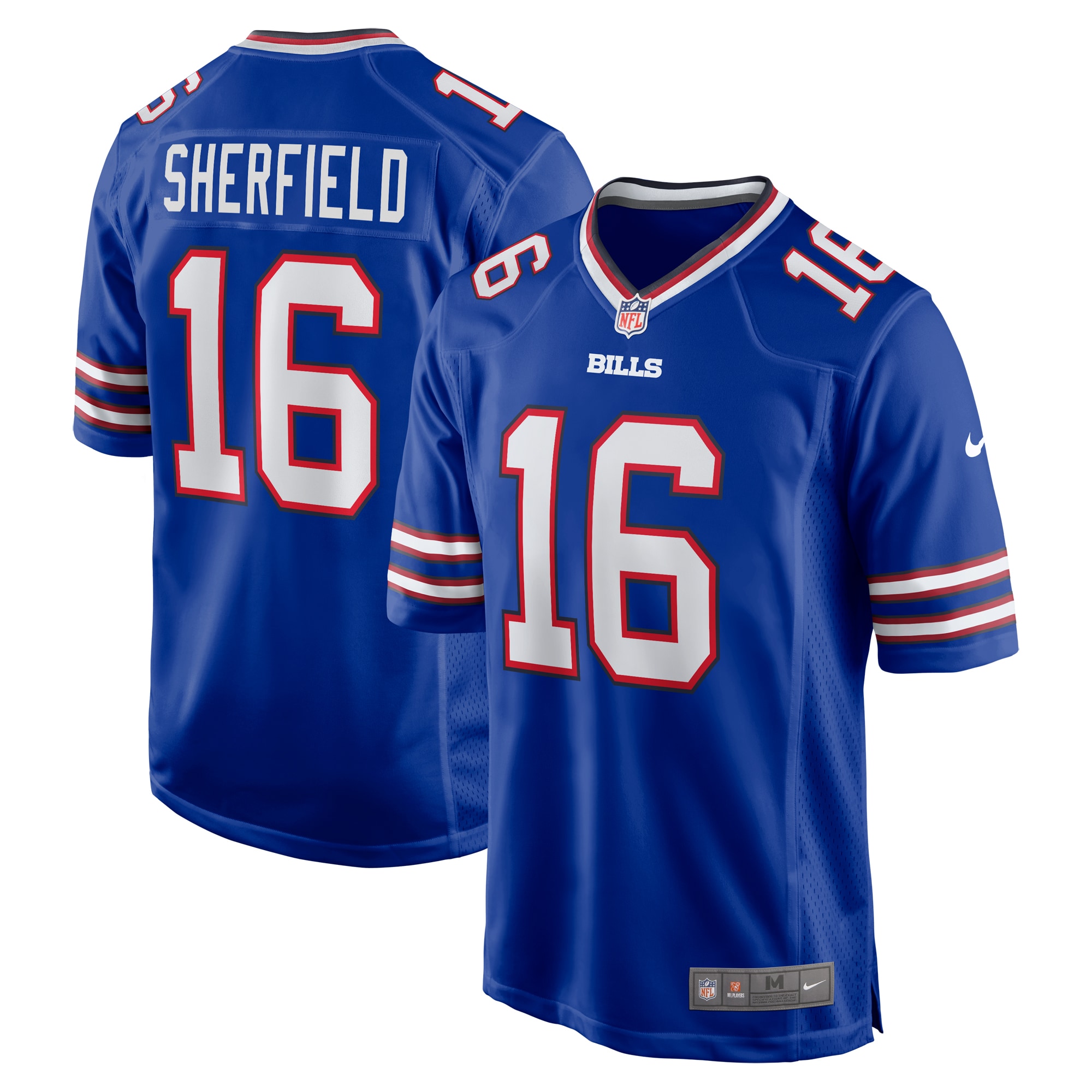 Men's Buffalo Bills Trent Sherfield Royal Game Player Jersey