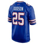 Men's Buffalo Bills Tyrel Dodson Royal Team Game Jersey