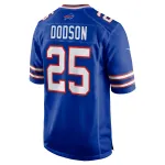 Men's Buffalo Bills Tyrel Dodson Royal Team Game Jersey