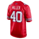 Men's Buffalo Bills Von Miller Red Alternate Game Jersey