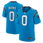 Men's Carolina Panthers Brian Burns Blue Alternate Game Jersey