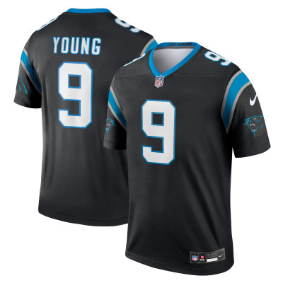 Men's Carolina Panthers Bryce Young Black Legend Jersey 01