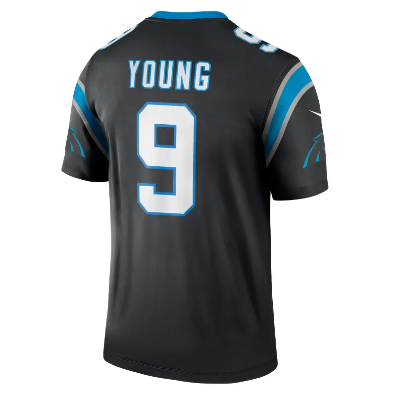 Men's Carolina Panthers Bryce Young Black Legend Jersey