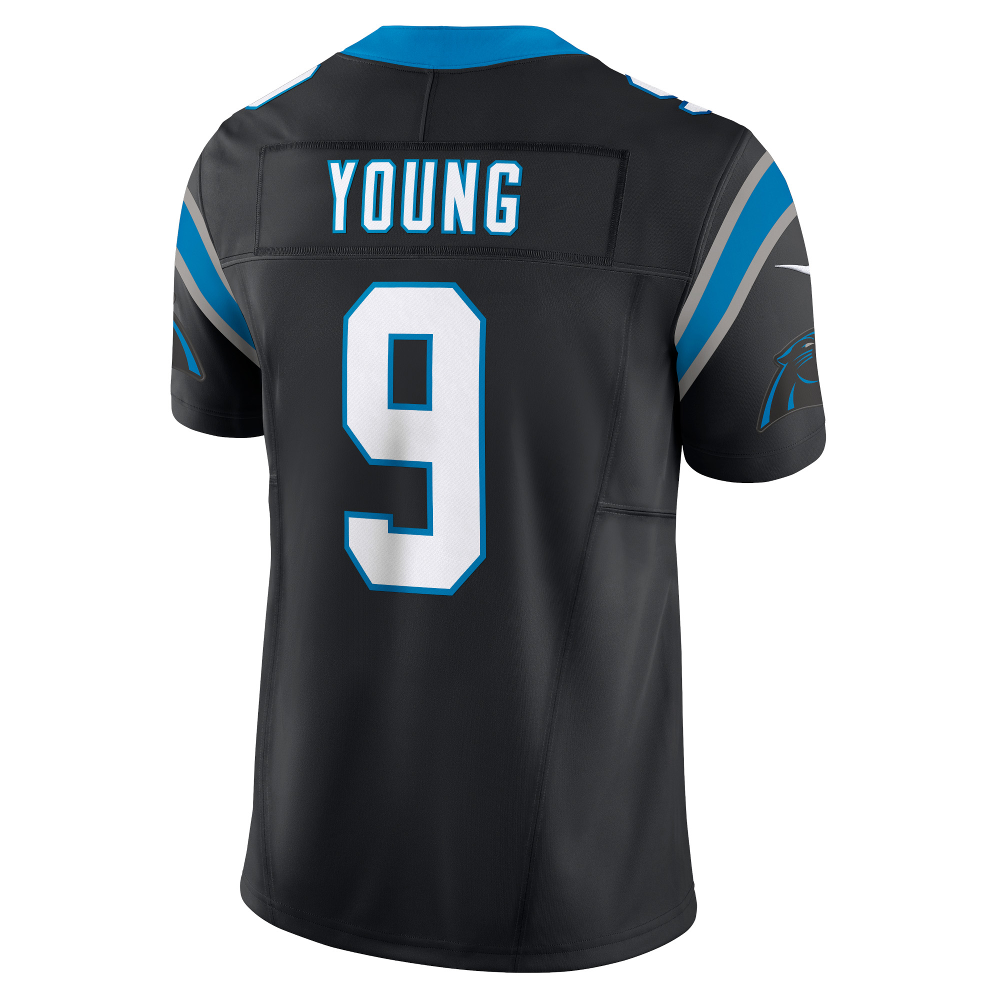 Men's Carolina Panthers Bryce Young Black Vapor F.U.S.E. Limited Jersey