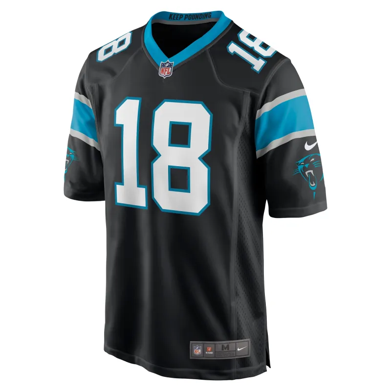Men's Carolina Panthers Damiere Byrd Black Game Player Jersey